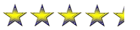 Positive Kundenbewertung mit 5 Sternen, maximale Punktzahl